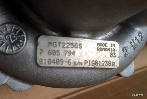 BMW X5 F15 F16 turbina turbosprężarka N63N 7646093 BMW X5 F15 F16 turbina turbosprężarka N63N 7646093
