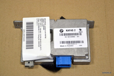 BMW F20 F30 F36 i3 sterownik moduł KaFAS 2 9312962 BMW F20 F30 F36 i3 sterownik moduł KaFAS 2 9312962
