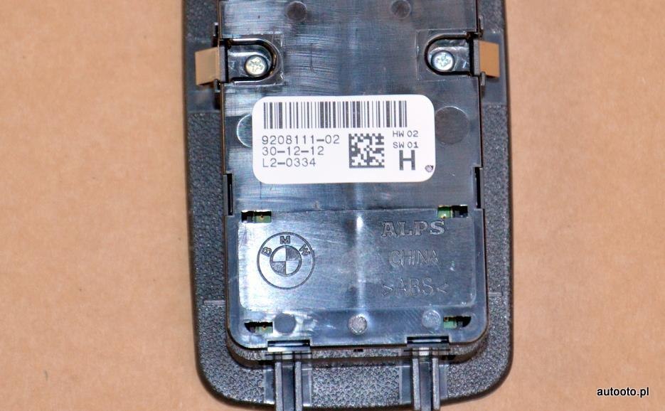 BMW F20 F30 F45 przełącznik szyb lusterek 9208111 BMW F20 F30 F45 przełącznik szyb lusterek 9208111