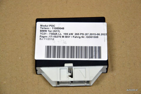 BMW G11 G12 sterownik asystenta parkowania 9365392 BMW G11 G12 sterownik asystenta parkowania 9365392
