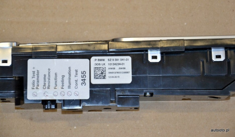 BMW 7 G11 G12 panel przełącznik tunelu 9391041 BMW 7 G11 G12 panel przełącznik tunelu 9391041