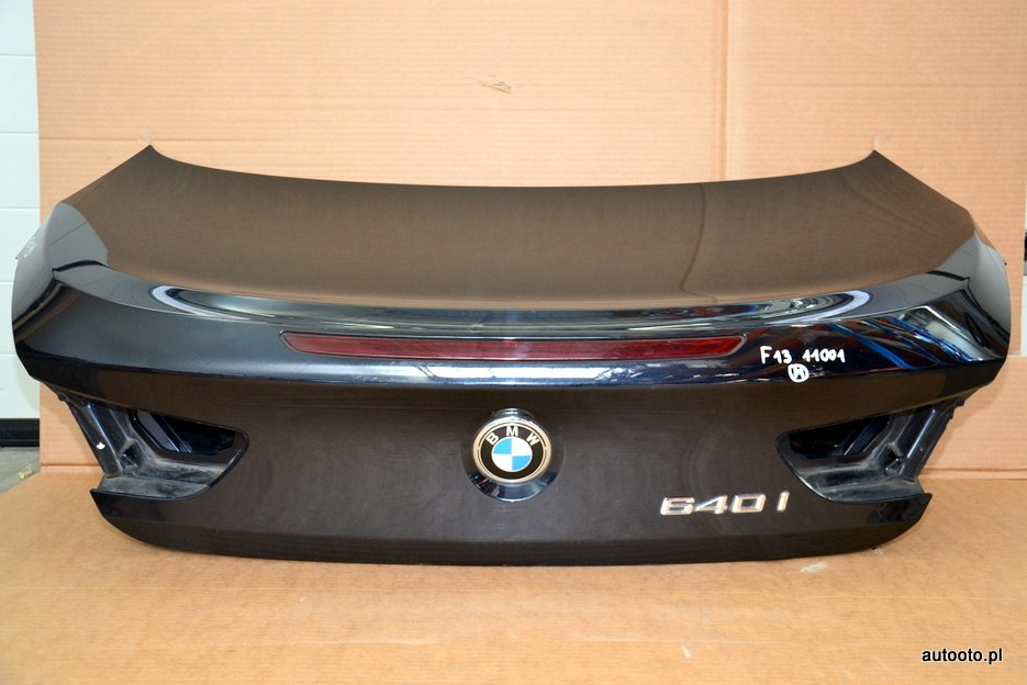 BMW 6 F13 klapa bagażnika tylna tył kolor 416