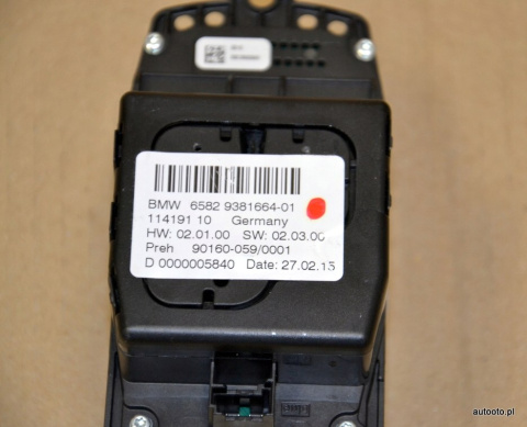 BMW 7 G11 G12 kontroler iDrive 6821892 9381664 BMW 7 G11 G12 kontroler iDrive 6821892 9381664