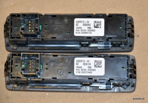 BMW i3 I01 panel przełącznik tunelu 9280513 BMW i3 I01 panel przełącznik tunelu 9280513