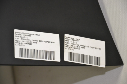 BMW G11 G12 trunk lid aluminum color 475 9481034 BMW G11 G12 trunk lid aluminum color 475 9481034