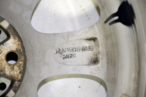 MINI R55 R56 light alloy rim silver 16 model 94 6775684 MINI R55 R56 light alloy rim silver 16 model 94 6775684