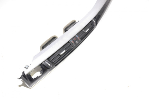 BMW X5 F15 X6 F16 trim I-panel hexagonal aluminum passenger 8058568 BMW X5 F15 X6 F16 trim I-panel hexagonal aluminum passenger 8058568