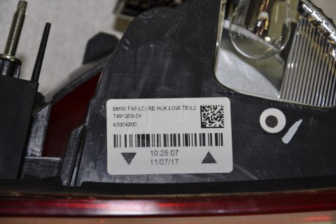 BMW 2 F46 rear light in trunk lid left right 7491349 7491350 BMW 2 F46 rear light in trunk lid left right 7491349 7491350