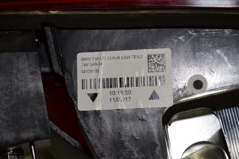 BMW 2 F46 rear light in trunk lid left right 7491349 7491350 BMW 2 F46 rear light in trunk lid left right 7491349 7491350