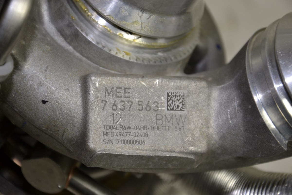 BMW F20 F30 G11 G01 turbosprężarka turbo 7637563 BMW F20 F30 G11 G01 turbosprężarka turbo 7637563