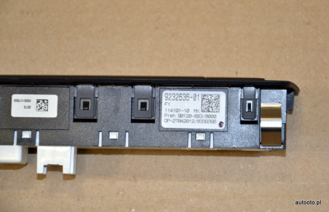 BMW F30 F31 F34 operating unit driver assist systems 9232636 BMW F30 F31 F34 operating unit driver assist systems 9232636