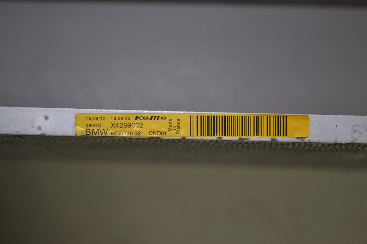 MINI R55 R56 R60 chłodnica klimatyzacji 9239920 MINI R55 R56 R60 chłodnica klimatyzacji 9239920