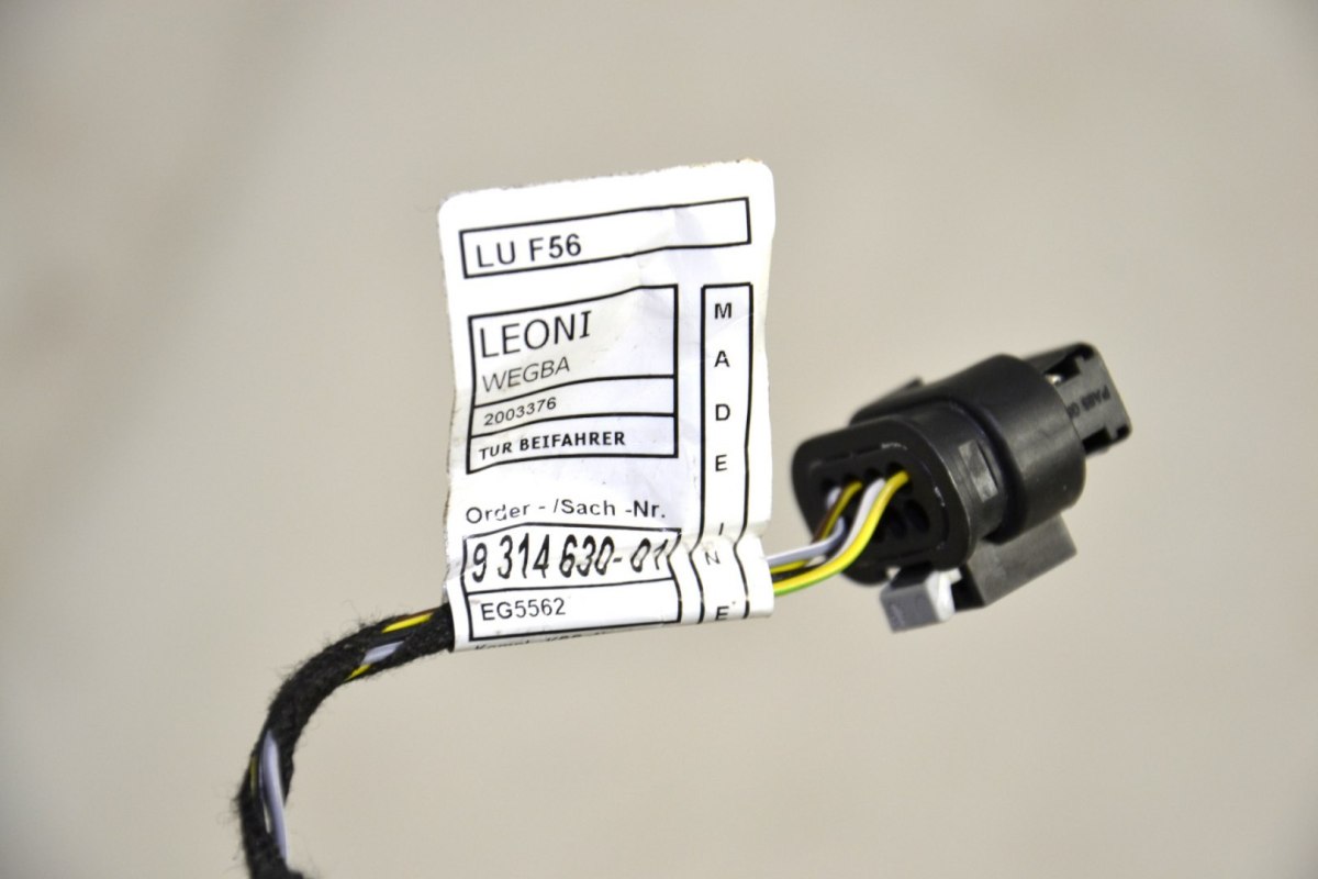 MINI F56 instalacja wiązka drzwi przód 9314630 MINI F56 instalacja wiązka drzwi przód 9314630