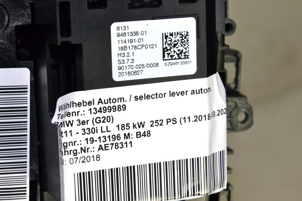 BMW G20 G29 dźwignia gałka zmiany biegów idrive BMW G20 G29 dźwignia gałka zmiany biegów idrive