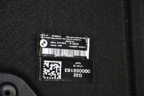 BMW G32 GT pólka tapicerka klapy bagażnika 8075053 BMW G32 GT pólka tapicerka klapy bagażnika 8075053