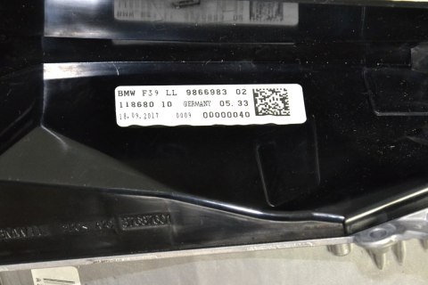 BMW X2 F39 wyświetlacz przezierny Head Up 9866983 BMW X2 F39 wyświetlacz przezierny Head Up 9866983