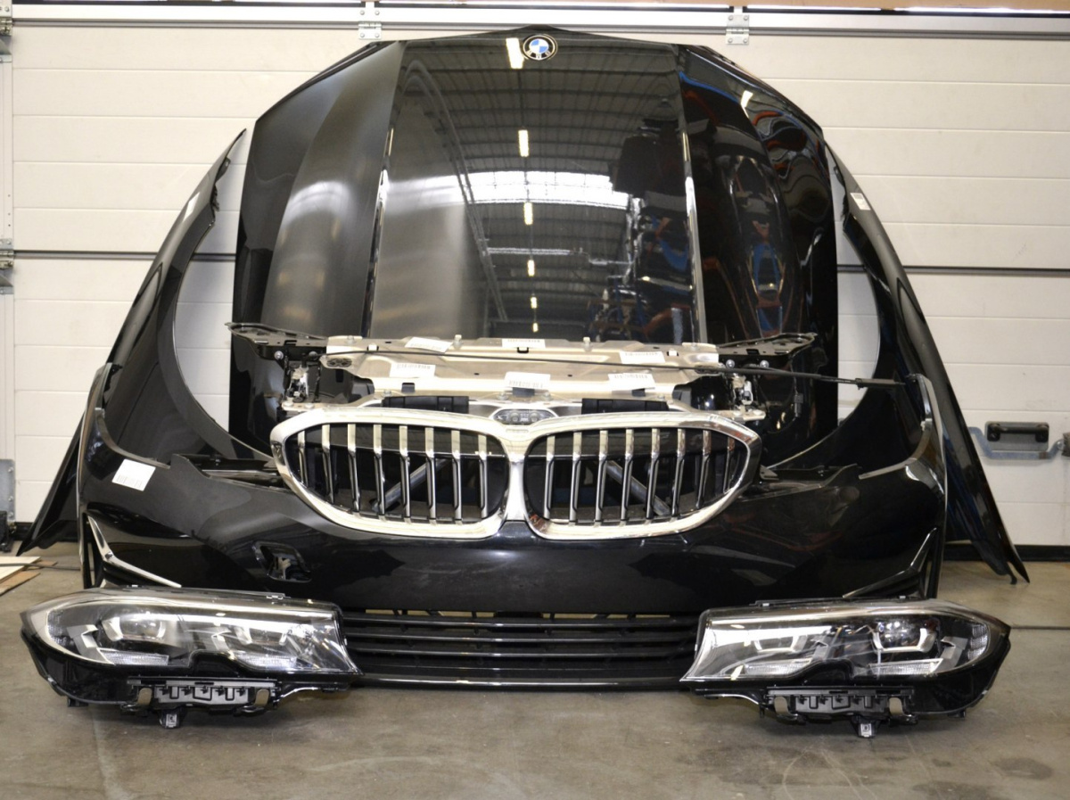 BMW 3 G20 przód maska pas przedni lampy błotnik BMW 3 G20 przód maska pas przedni lampy błotnik