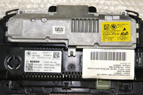 BMW G20 licznik zegary kamera 9877662 8715836 BMW G20 licznik zegary kamera 9877662 8715836