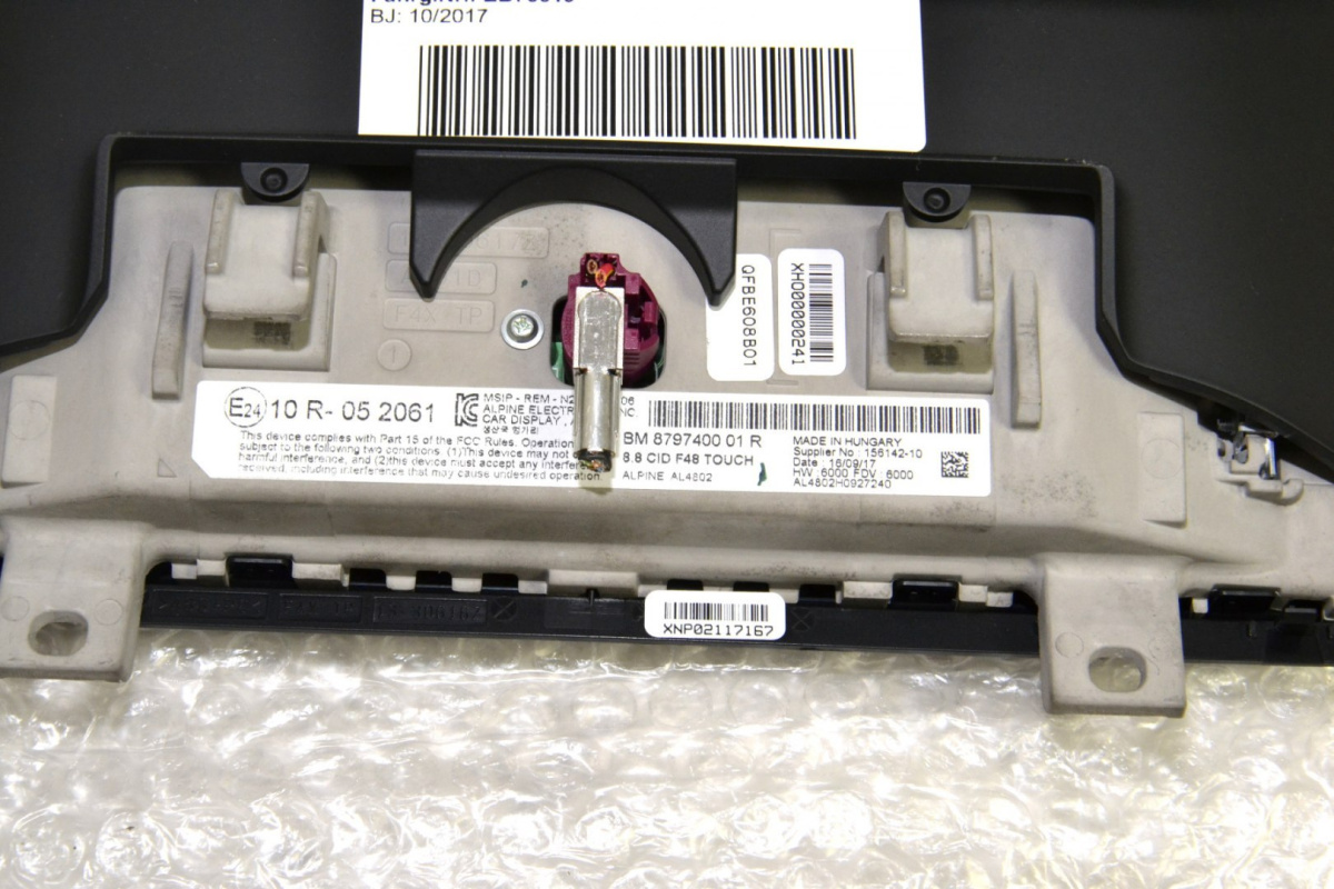 BMW F48 monitor wyświetlacz informacyjny 8797400 BMW F48 monitor wyświetlacz informacyjny 8797400