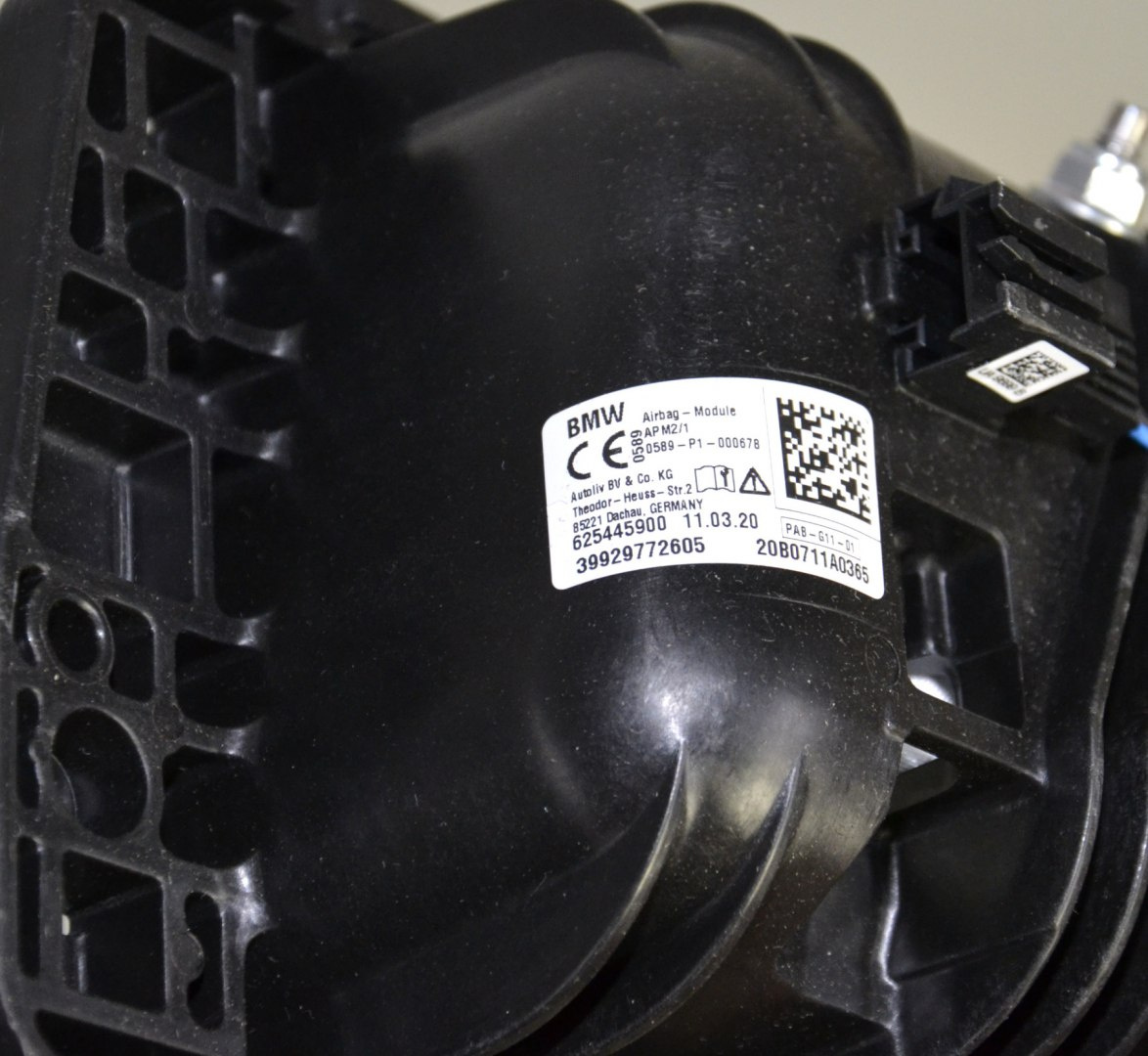 BMW 5 G30 G31 airbag poduszka pasażera kokpitu BMW 5 G30 G31 airbag poduszka pasażera kokpitu