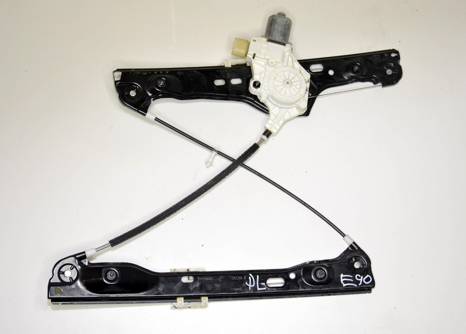 BMW E90 E91 mechanizm podnośnik szyby lewy przód BMW E90 E91 mechanizm podnośnik szyby lewy przód