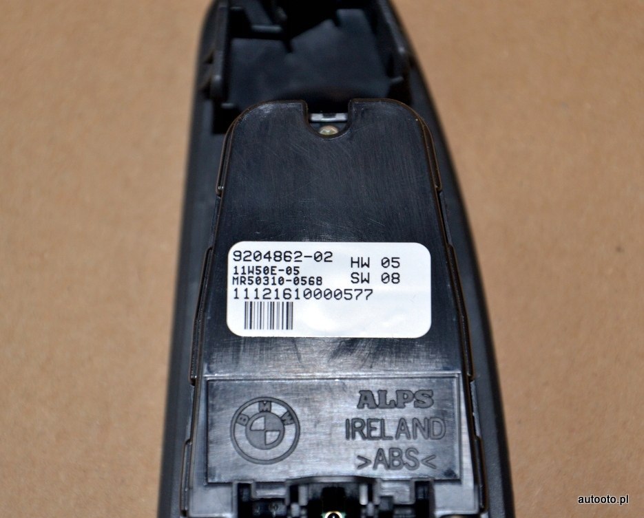 BMW 5 F07 6 F06 F01 przełącznik panel szyb 9204862 BMW 5 F07 6 F06 F01 przełącznik panel szyb 9204862