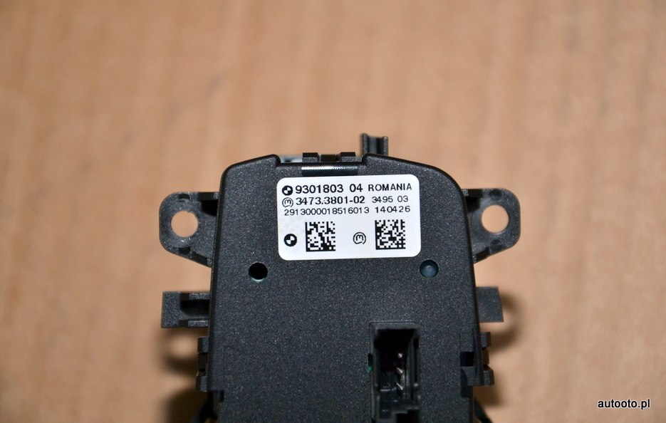 Mini F54 F55 F56 włącznik panel świateł 9301803 Mini F54 F55 F56 włącznik panel świateł 9301803