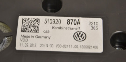 VW GOLF SPORTSVAN licznik zegary 510920870A