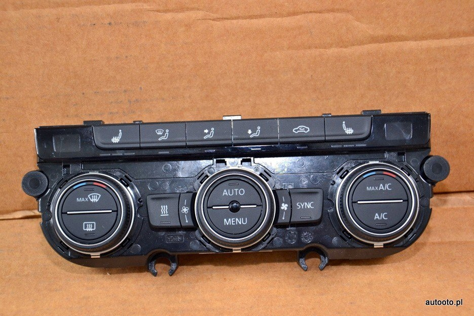 VW Golf VII panel klimatyzacji 5G0907044AE VW Golf VII panel klimatyzacji 5G0907044AE