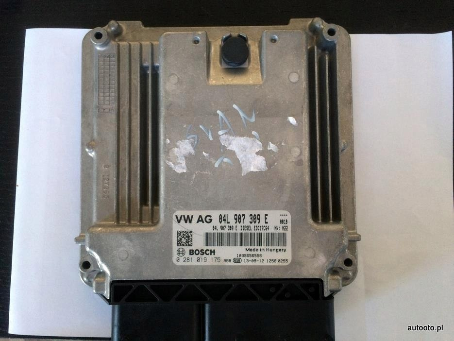 VW Golf VII sterownik komputer silnika 04L907309E VW Golf VII sterownik komputer silnika 04L907309E