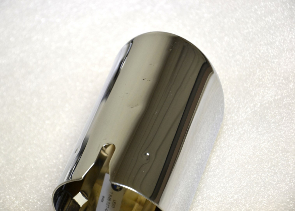 BMW M3 F80 M4 F82 exhaust muffler tip chrome BMW M3 F80 M4 F82 exhaust muffler tip chrome