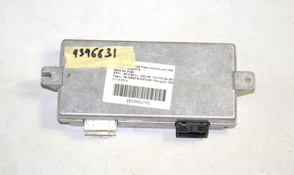 BMW X3 F25 F26 F15 F85 sterownik kamery 9396831 BMW X3 F25 F26 F15 F85 sterownik kamery 9396831