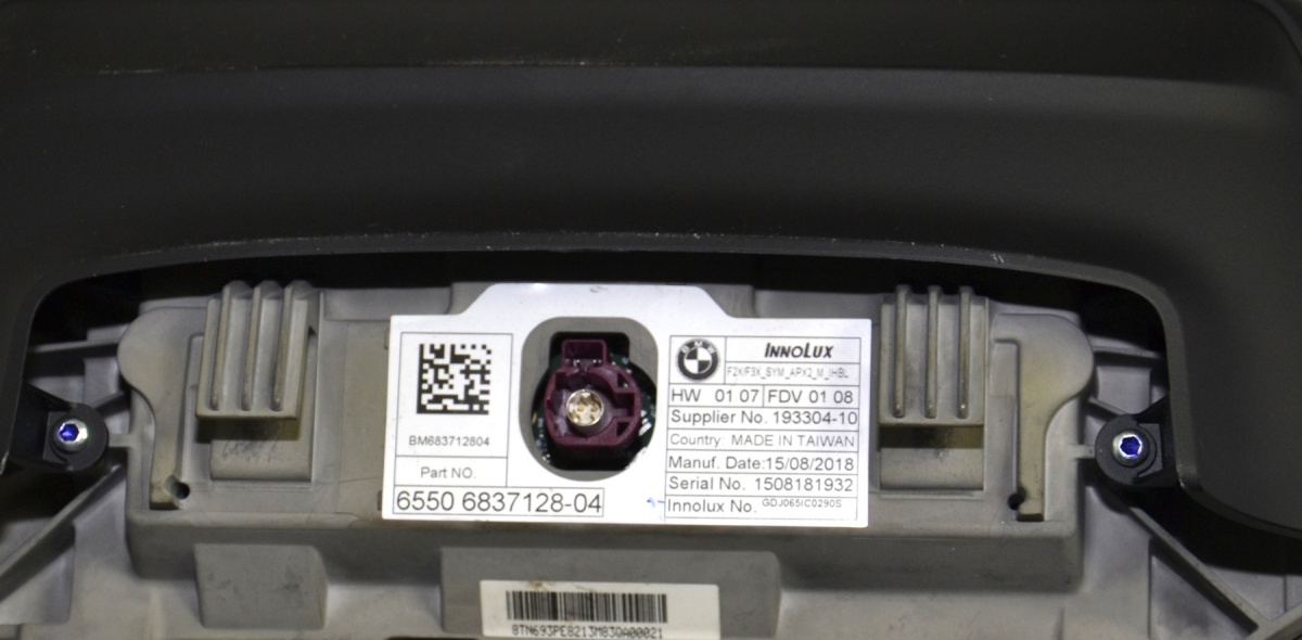 BMW F20 F30 F33 monitor wyświetlacz 6837128 BMW F20 F30 F33 monitor wyświetlacz 6837128