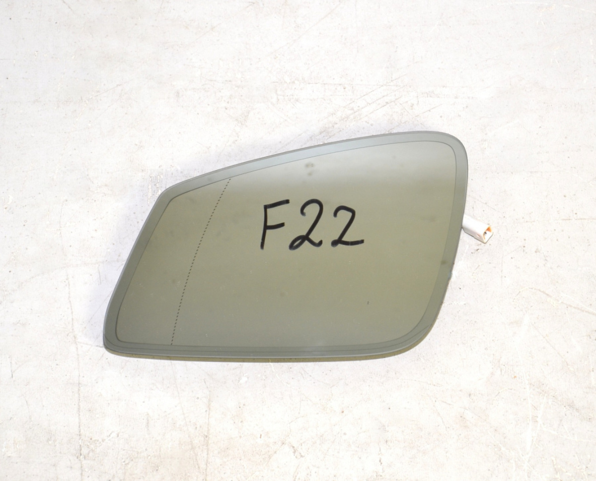 BMW F20 F30 F45 mirror glass heated wide-angle left 7285005 BMW F20 F30 F45 mirror glass heated wide-angle left 7285005