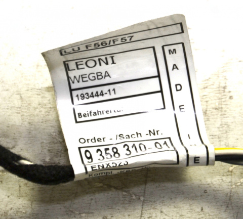 MINI F56 R60 installation door harness front 9358310 MINI F56 R60 installation door harness front 9358310