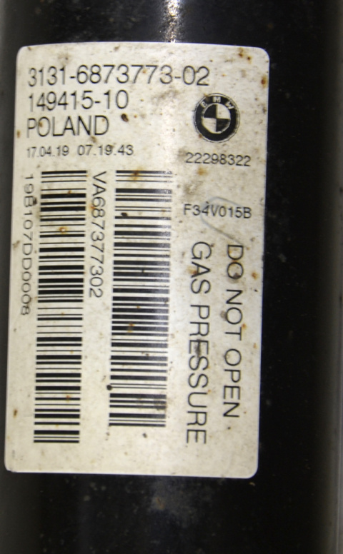 BMW 1 F20 F21 4 F33 amortyzator przedni 6873762 BMW 1 F20 F21 4 F33 amortyzator przedni 6873762