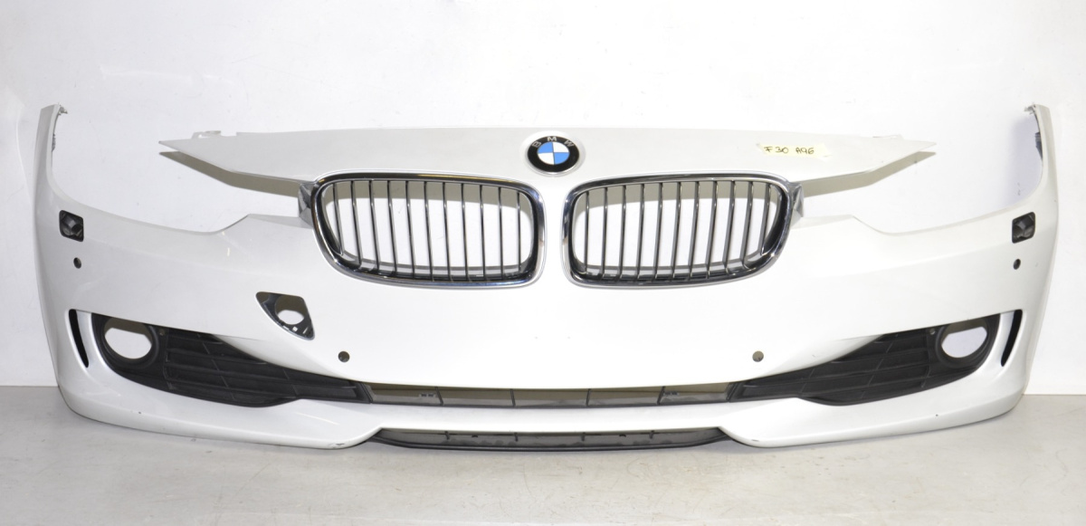 BMW 3 F30 F31 bumper panel lines painted front color A96