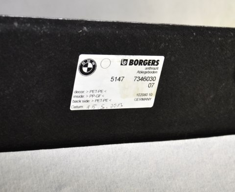 BMW F32 F82 półka bagażnika klapy 8059291 BMW F32 F82 półka bagażnika klapy 8059291