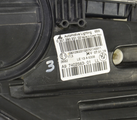 BMW 2 F45 F46 headlight LED technology left 7402563 BMW 2 F45 F46 headlight LED technology left 7402563