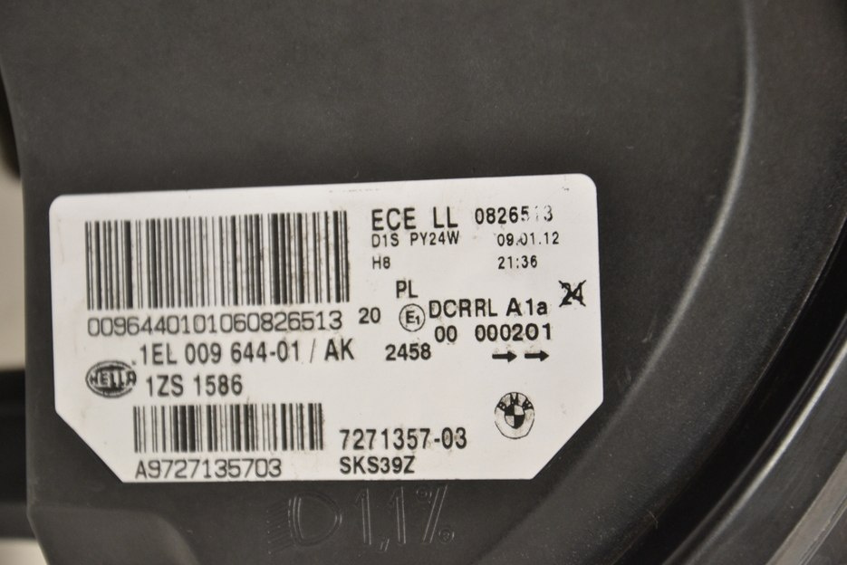 BMW E70 E71 lampa przód lewa Xenon nieskrętny BMW E70 E71 lampa przód lewa Xenon nieskrętny