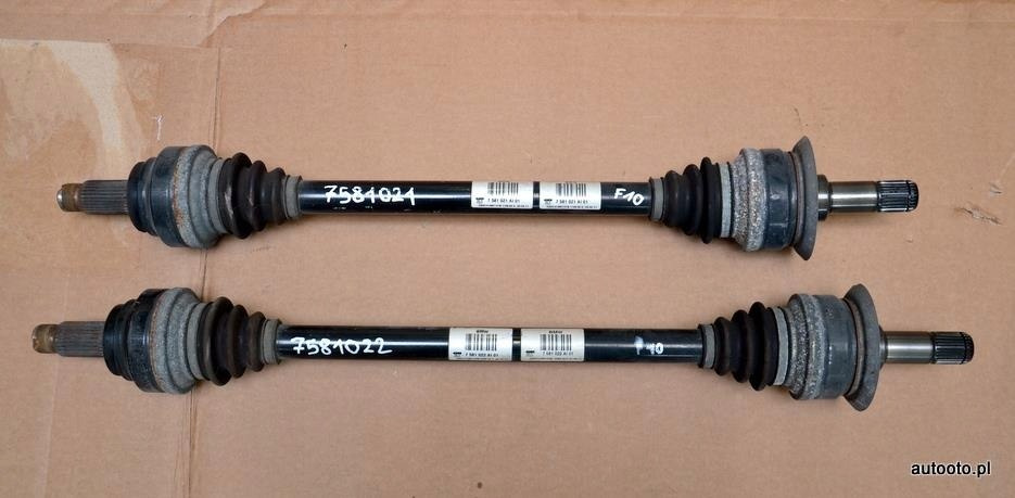 BMW 5 F10 F11 półoś tylna tył prawa 7581022 BMW 5 F10 F11 półoś tylna tył prawa 7581022