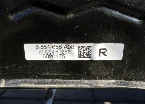 BMW F20 F21 F30 F32 F36 wózek tylny sanki tył BMW F20 F21 F30 F32 F36 wózek tylny sanki tył
