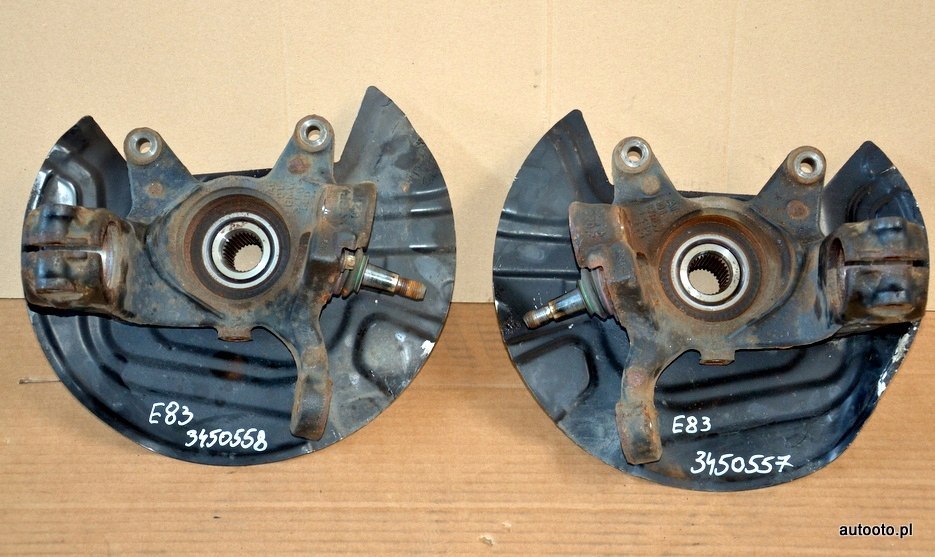 BMW X3 E83 zwrotnica łożysko 3450557 3450558 BMW X3 E83 zwrotnica łożysko 3450557 3450558