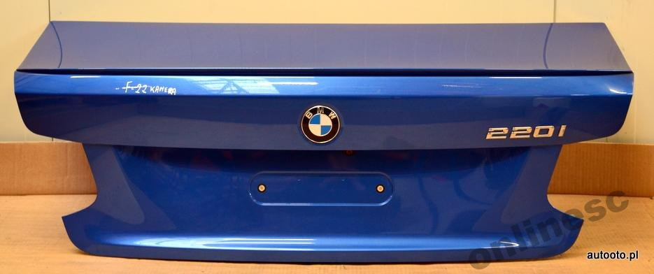 BMW F22 F87 klapa bagażnika tylna kolor B45 kamera BMW F22 F87 klapa bagażnika tylna kolor B45 kamera