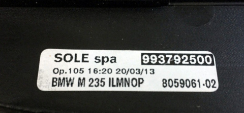 BMW 2 F22 listwa progowa nakładka M pakiet 8059061 BMW 2 F22 listwa progowa nakładka M pakiet 8059061