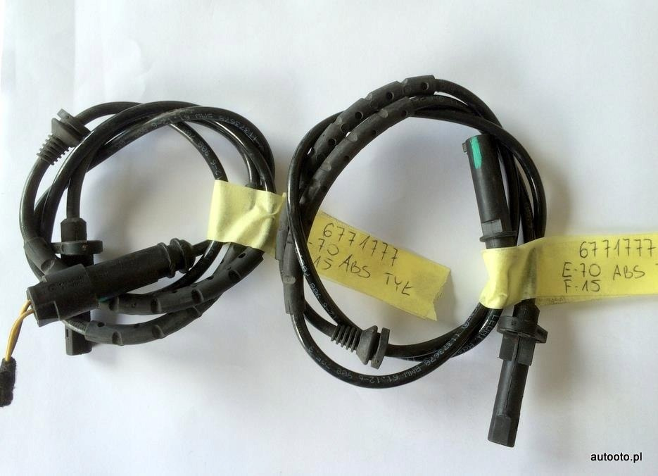 BMW F15 F16 E70 E71 czujnik ABS tylny tył 6771777 BMW F15 F16 E70 E71 czujnik ABS tylny tył 6771777