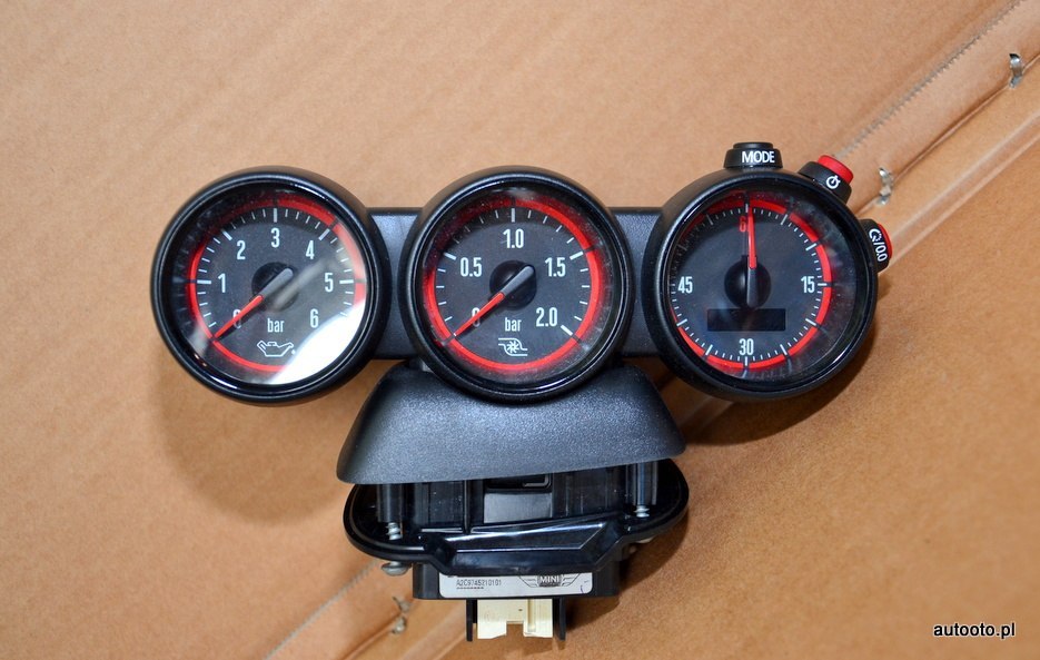 Mini F55 F56 F57 zegary zestaw wskaźników chrono Mini F55 F56 F57 zegary zestaw wskaźników chrono