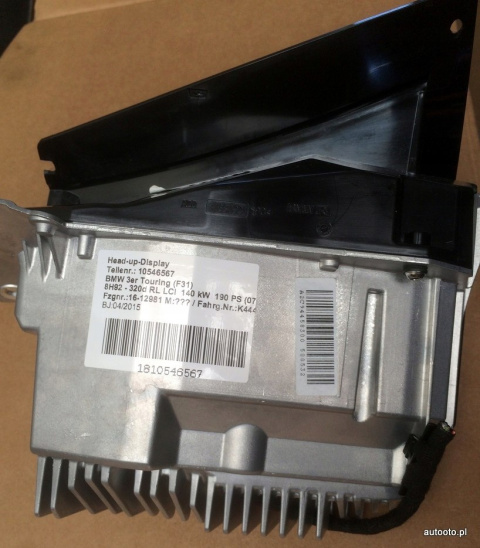 BMW F30 F31 F80 wyświetlacz Head UP 9358961 anglik BMW F30 F31 F80 wyświetlacz Head UP 9358961 anglik