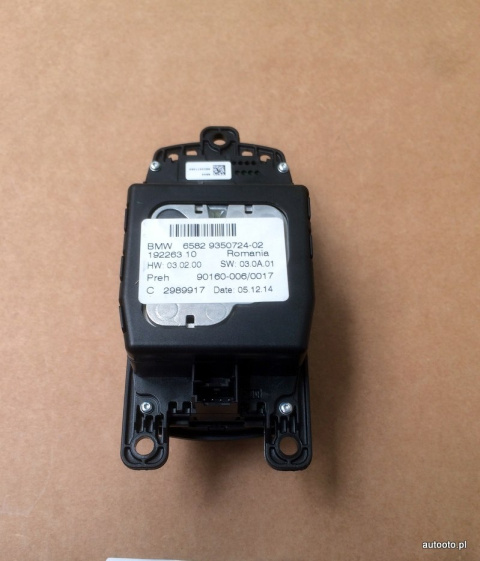 BMW F01 F10 F20 F30 kontroler touch iDrive 9350724 BMW F01 F10 F20 F30 kontroler touch iDrive 9350724
