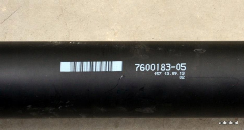 BMW F30 F31 wał napędowy kardana 7600183 BMW F30 F31 wał napędowy kardana 7600183